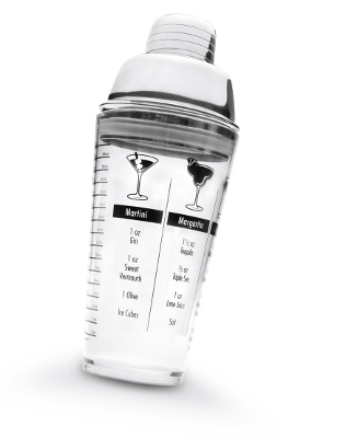 ACRILIC COCTAIL SHAKER WITH ST